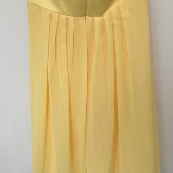 Alfred Sung, Strapless Sunflower Yellow dress. - Picture 2 of 5